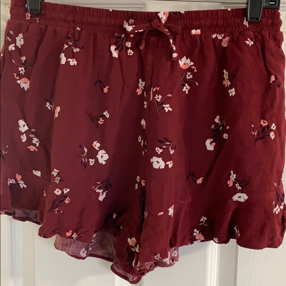 100% rayon shorts